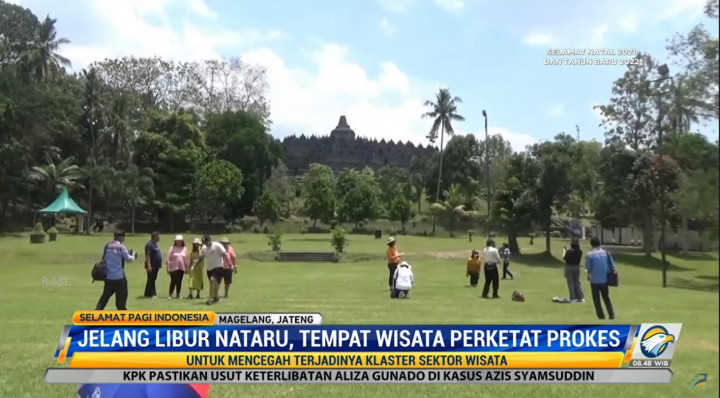 Candi Borobudur Tetap Buka saat Libur Nataru dengan Prokes Ketat