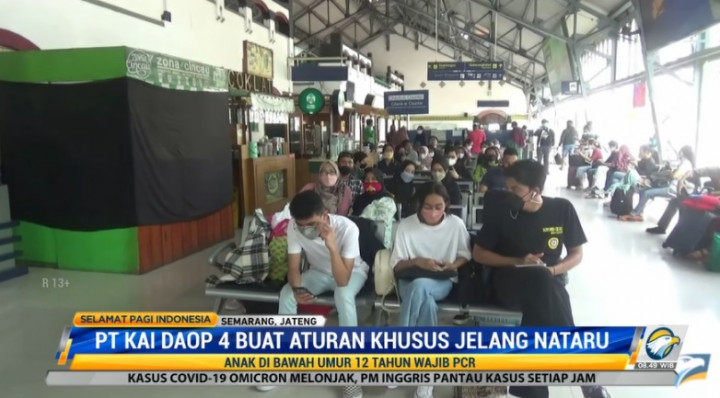 KAI Daop IV Perketat Syarat Penumpang Kereta Jelang Nataru