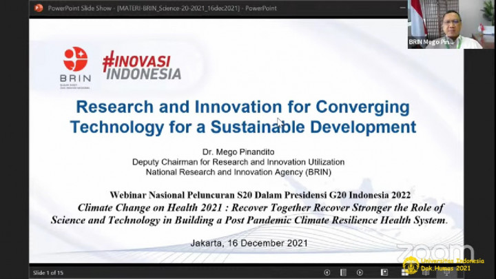 UI Luncurkan Science 20 dalam Presidensi G20 Indonesia 2022