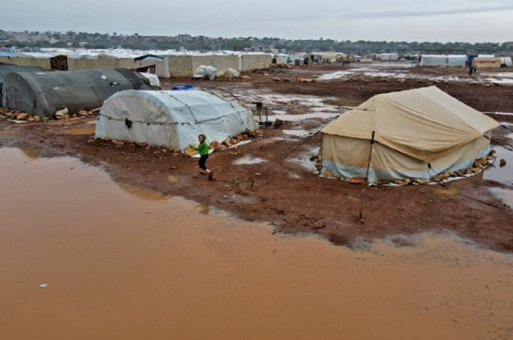 Banjir Melanda Ribuan Keluarga di Sejumlah Kamp Pengungsi Suriah