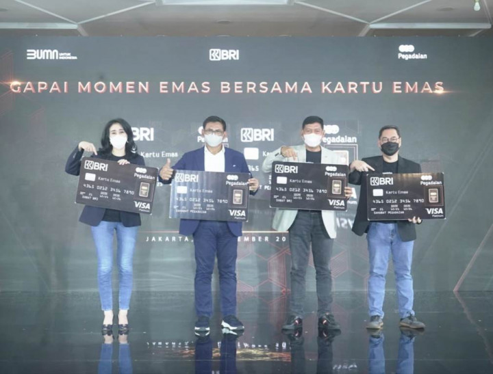 BRI-Pegadaian Sinergi Kartu Kredit Berbasis Tabungan Emas