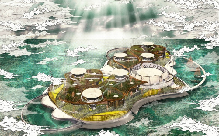 Temporary Cyclic, Hunian Pengungsi Asing di Tengah Laut Rancangan Mahasiswa ITS