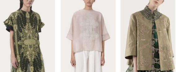 Foto dari Kiri ke Kanan : Saptojo Candi, Saptojo Yayi dan Saptojo Chinoiserie merupakan karya-karya otentik Sapto Djojokartiko. (Foto: Dok. Sapto Djojokartiko)