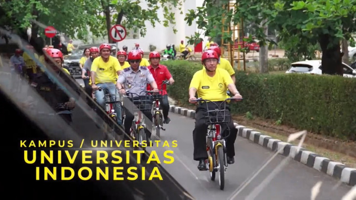 UI Raih Penghargaan Ruang Publik Ramah Sepeda