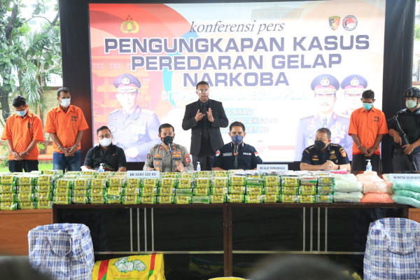 222 Kg Sabu Jaringan Malaysia akan Dipakai Pesta Saat Nataru