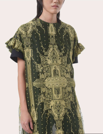 SAPTOJO CANDI motif ini terinspirasi dari warisan Asia Tenggara dan journey of human culture menuju modernity. (Foto: Dok. Sapto Djojokartiko)