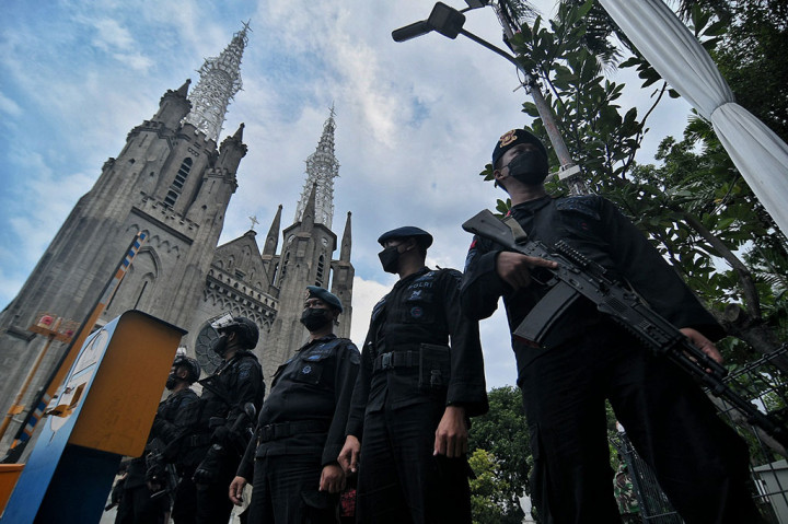100 Personel Kepolisian Amankan Natal di Gereja Katedral Jakarta