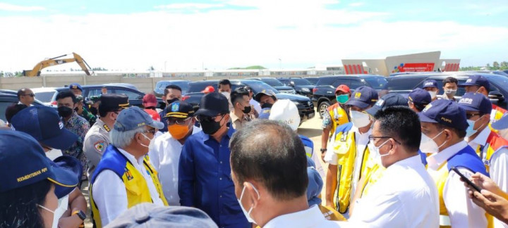 Menteri PUPR dan Mantan Panglima TNI Pantau Kesiapan MotoGP 2022