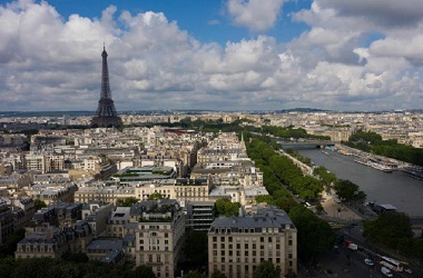 Pemandangan salah satu sudut kota Paris, Prancis. (AFP)