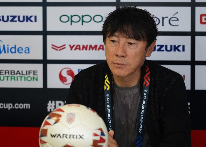 Ini Penyebab Shin Tae-yong Ngamuk di Bangku Cadangan saat Hadapi Singapura