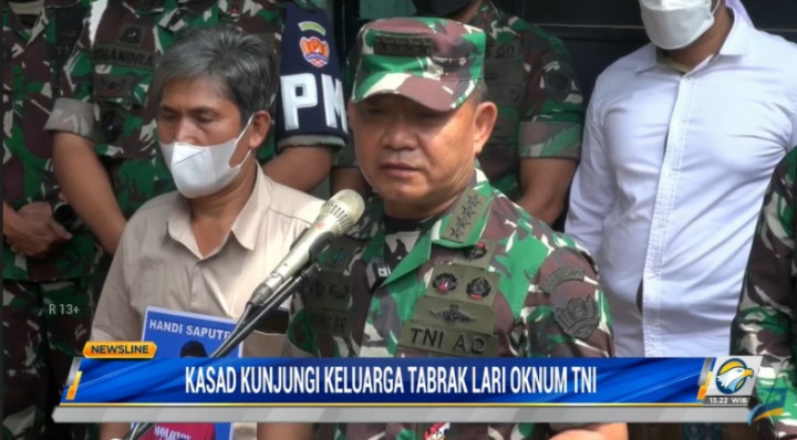 Kasad Kunjungi Keluarga Korban Tabrak Lari 3 Anggota TNI