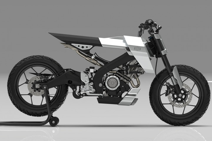 Modern Flat Track Yamaha XSR 155 dari Masa Depan