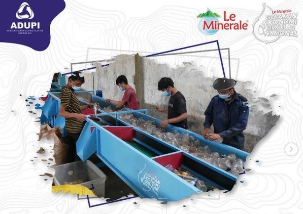 Gerakan Ekonomi Sirkular Nasional Berhasil Kumpulkan Bahan Baku Daur Ulang Plastik 500 Ton/Bulan