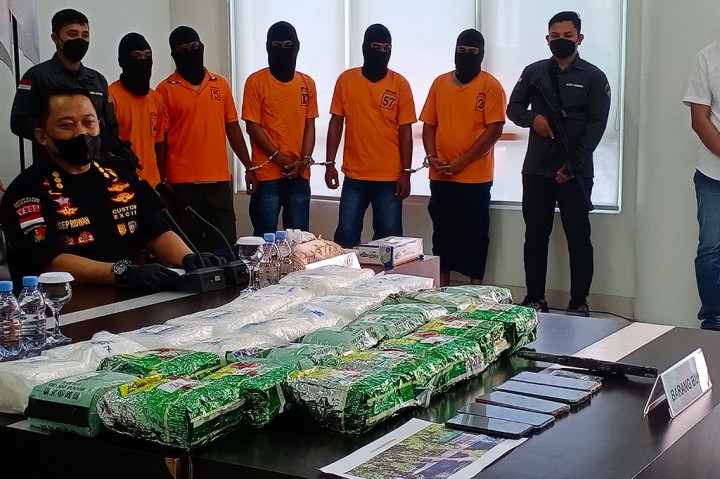 Penyelundupan 29 Kg Sabu asal Malaysia Digagalkan Polda Sulteng