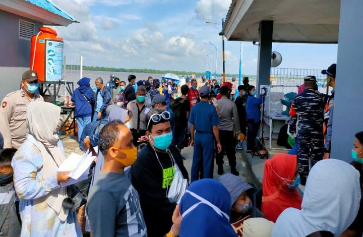 Arus Pelancong Melalui Pelabuhan di Jambi Diperketat