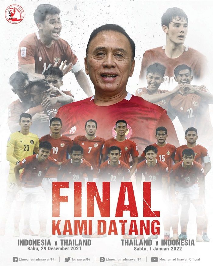 Duh, Poster Ketum PSSI Dukung Timnas di Final Piala AFF Dibully Netizen