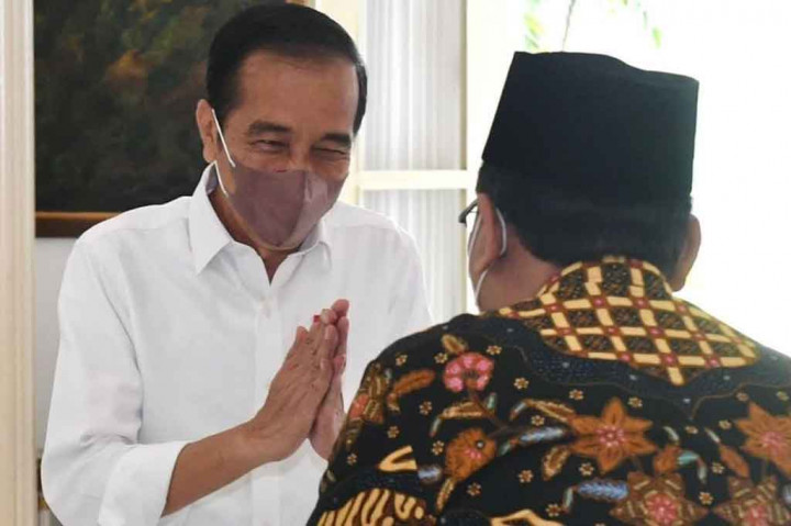 Presiden Terima Ketua Umum PBNU Gus Yahya di Istana Bogor