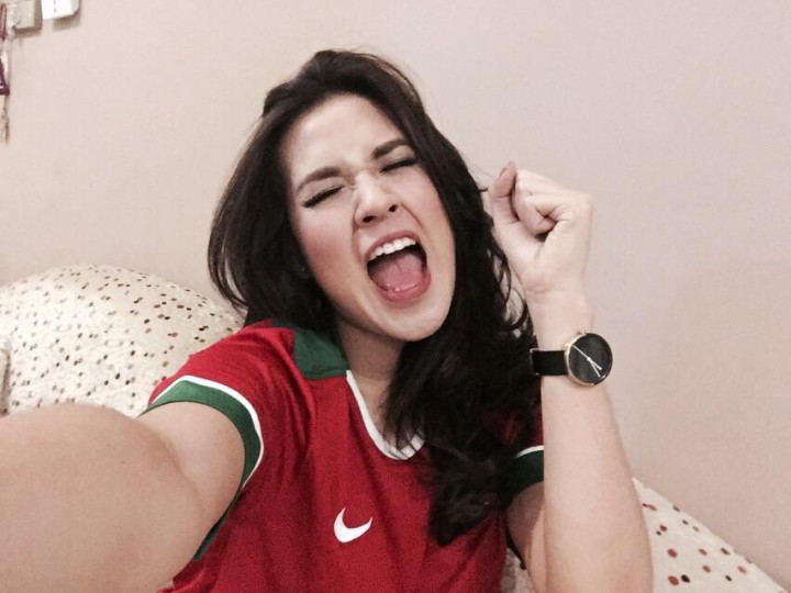 Gara-gara Kasih Kode, Raisa Dapat Jersey Timnas dari PSSI