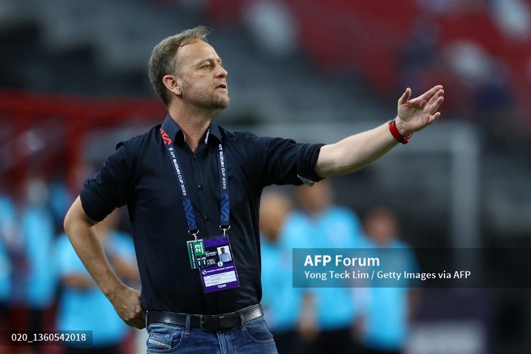 Pelatih timnas Thailand, Alexandre Polking (AFP/Yong Teck Lim)