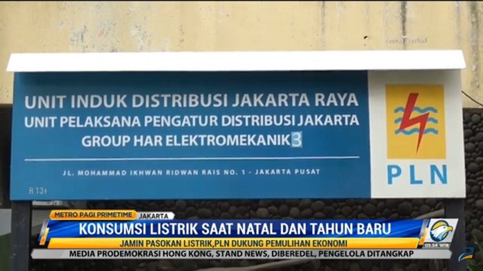 Konsumsi Listrik Saat Nataru 2022