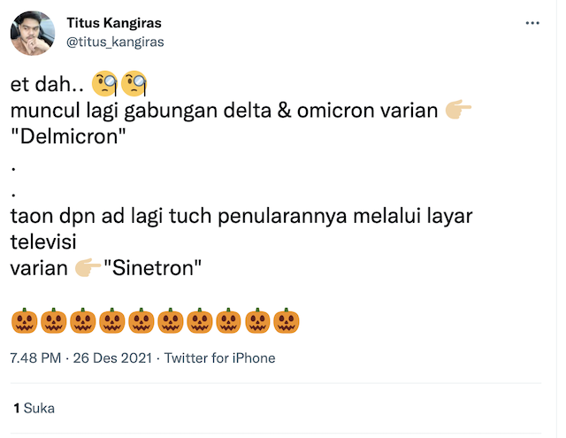 [Cek Fakta] Benarkah Delmicron Varian Baru Hasil Gabungan Delta-Omicron? Cek Faktanya