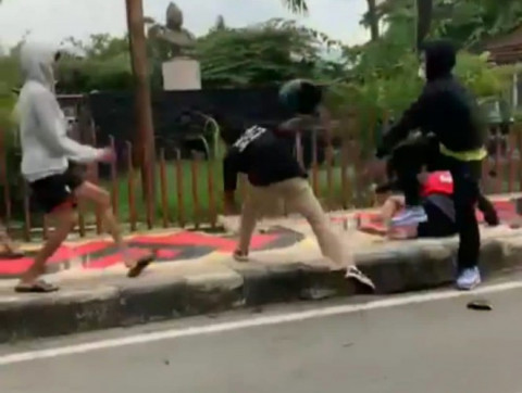 Mabuk Usai Main Biliar, Dua Kelompok Pelajar di Bandar Lampung Saling Serang