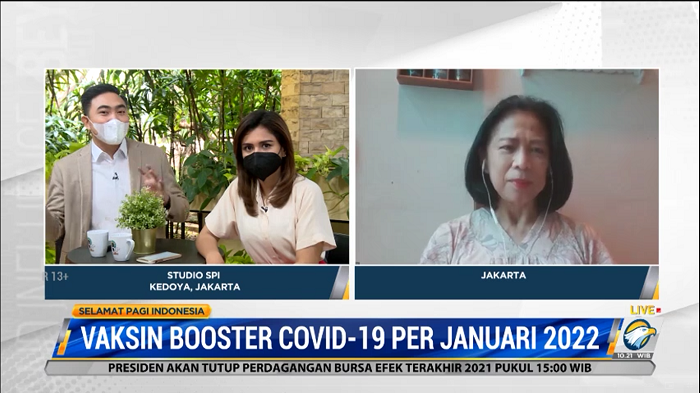 Pakar Imunisasi Sebut Vaksinasi Booster Dapat Meningkatkan Proteksi