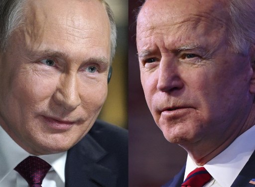Putin dan Biden saling peringati terkait rencana invasi ke Ukraina. Foto: AFP