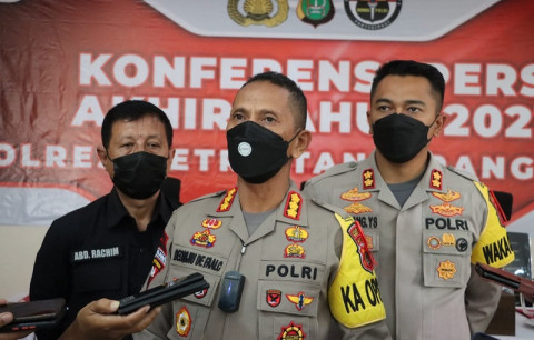 Tren Kasus Kejahatan di Kota Tangerang Turun di 2021
