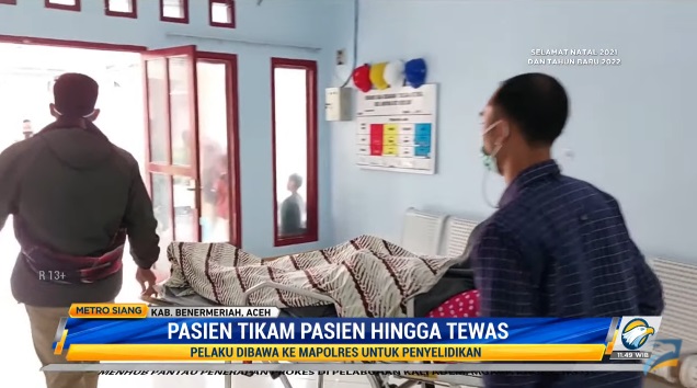 Pasien di Aceh Tikam Pasien Lain Hingga Tewas