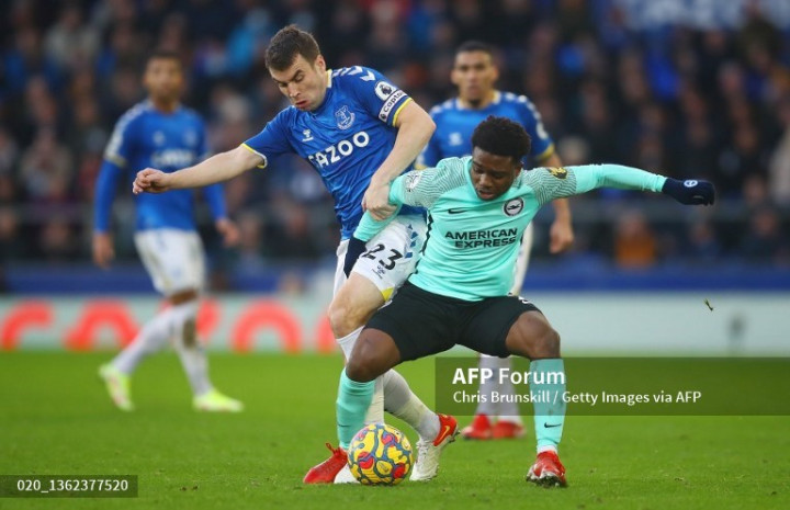 Brighton Tumbangkan Everton di Goodison Park
