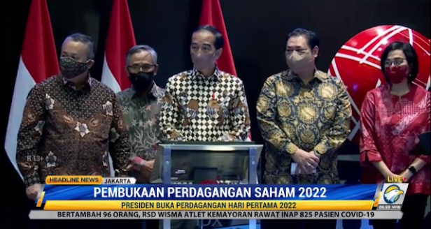 Bursa Saham Resmi Dibuka, Jokowi Harap Investor Muda Makin Banyak
