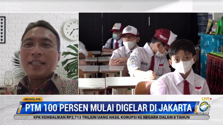 Jakarta Terapkan PTM 100 Persen, IDAI: Wajib Sudah Divaksin Lengkap
