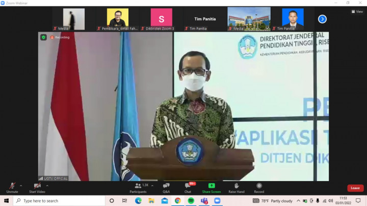 Diktiristek Kemendikbudristek Luncurkan 5 Aplikasi dan Fasilitas Baru