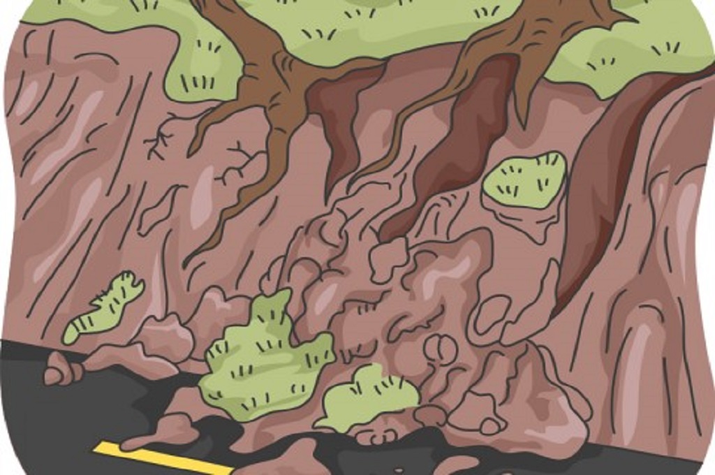 Ilustrasi tanah longsor. (Medcom.id)
