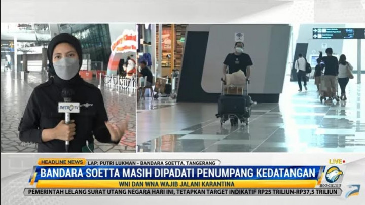 Bandara Soetta Masih Dipadati Penumpang Arus Balik Tahun Baru