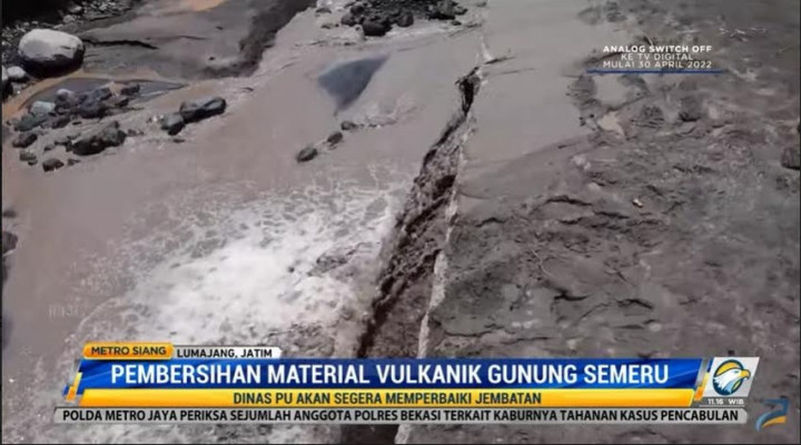 Perbaikan 2 Jembatan yang Dirusak Lahar Dingin Semeru Terus Dikebut