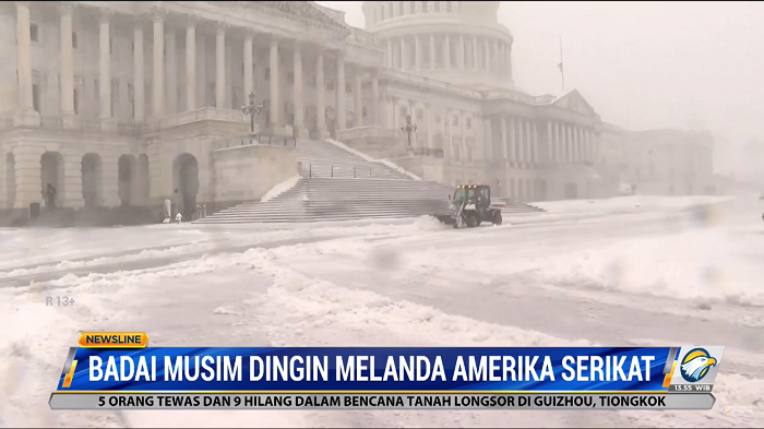 Amerika Serikat Dilanda Badai Musim Dingin