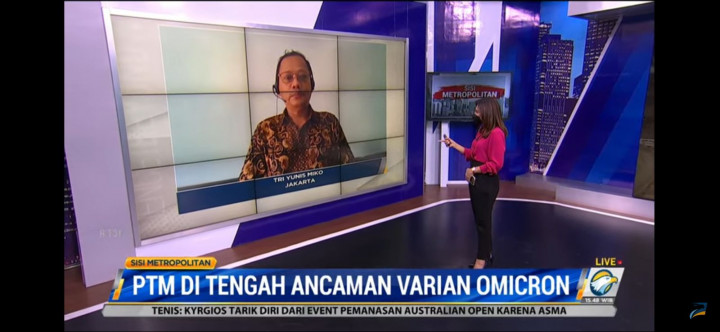 Dibayangi Varian Omicron, Epidemiolog UI: PTM 100% Saat Ini Tidak Bijaksana