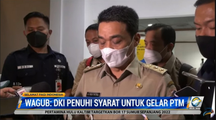 Level PPKM Naik, Wagub DKI Tetap Optimistis PTM Aman