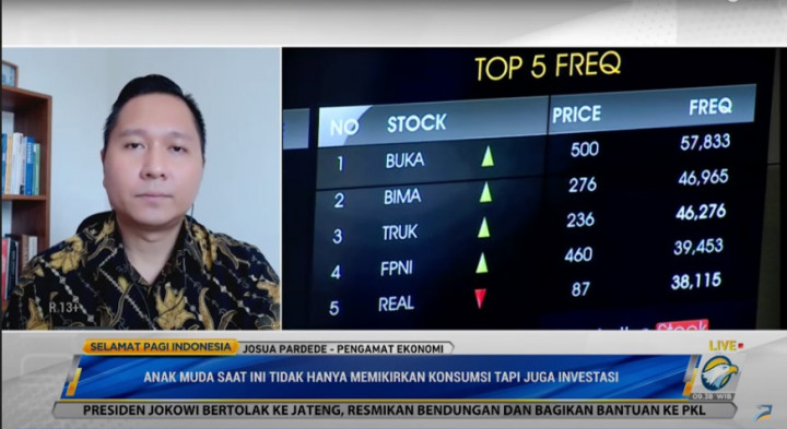 Investasi Jadi Tren di Kalangan Milenial, Pengamat: Semoga Sejalan dengan Literasinya