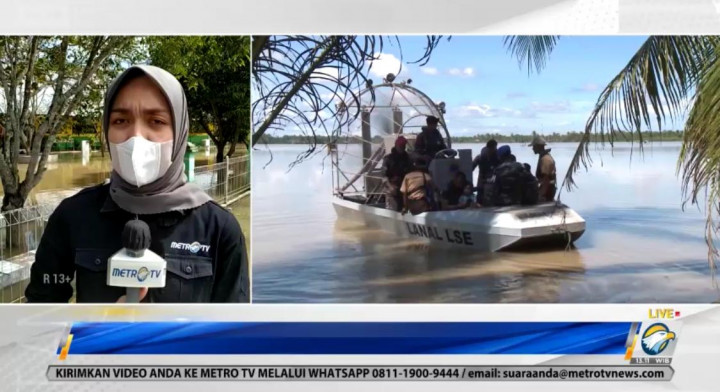 Anak-anak Korban Banjir Aceh Utara Diajak Keliling dengan Boat TNI