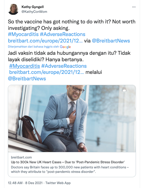 [Cek Fakta] Vaksin Covid-19 Dapat Sebabkan Gangguan Stres? Ini Faktanya