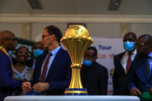 Trofi Piala Afrika. (Daniel Beloumou Olomo / AFP)