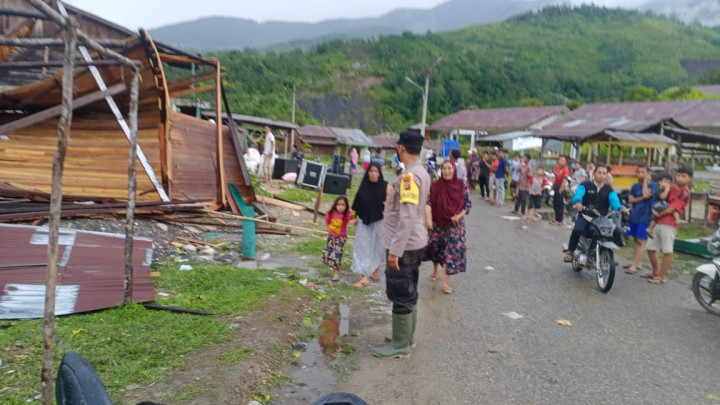 26 Rumah di Gayo Lues Rusak Diterjang Angin Puting Beliung