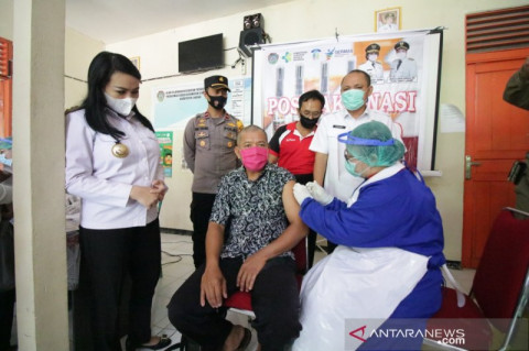 Capaian Vaksinasi di Kabupaten Landak Sudah Lebih 80%