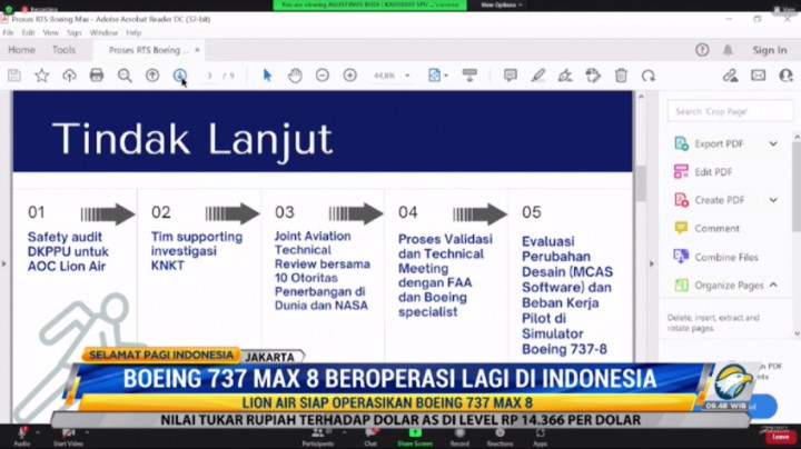 Larangan Boeing 737 Max 8 Dicabut, Lion Air dan Garuda Beda Sikap