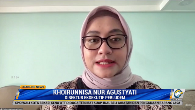 Direktur Eksekuti Perludem Khoirunnisa Nur Agustyati. Foto: Dok/Metro TV