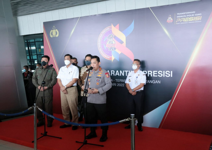 Kapolri Luncurkan Aplikasi untuk Monitoring Karantina PPLN