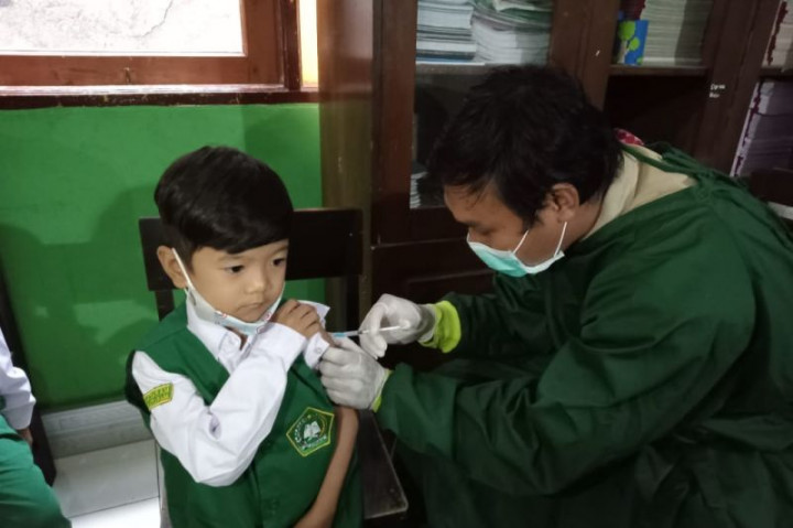 Vaksinasi Anak 6-11 Tahun di RSUD Kota Mataram Terkendala Stok Vaksin Kosong